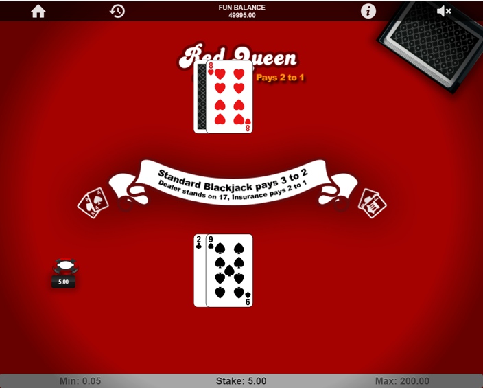 Red Queen Blackjack Nextgen Gaming Casino Game