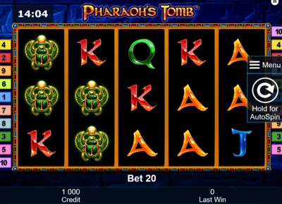Pharaoh's Tomb Novomatic Casino Slot