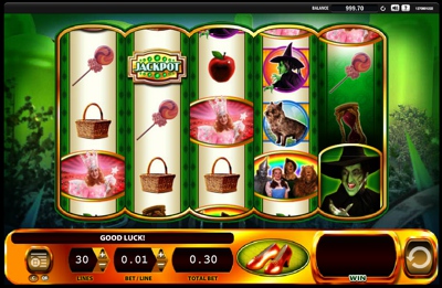Ruby Red Slippers WMS Casino Software Slot